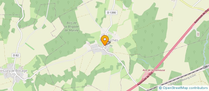 localisation de l'entreprise MONSIEUR JEAN-PIERRE MARZEK  BOURESCHES