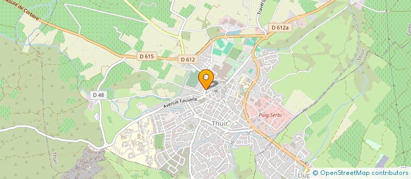 localisation de l'entreprise MONSIEUR JEAN-PIERRE MAS  THUIR