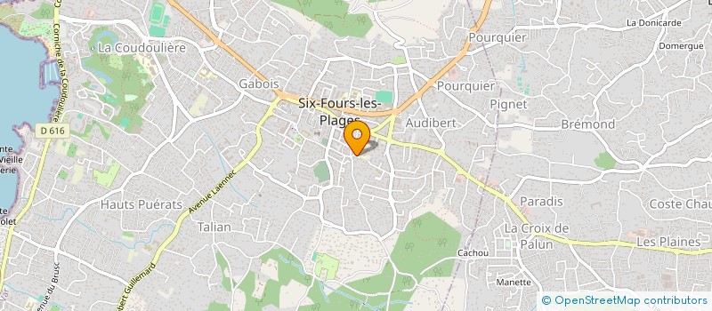 localisation de l'entreprise MONSIEUR JEAN-PIERRE MASSON à SIX-FOURS-LES-PLAGES