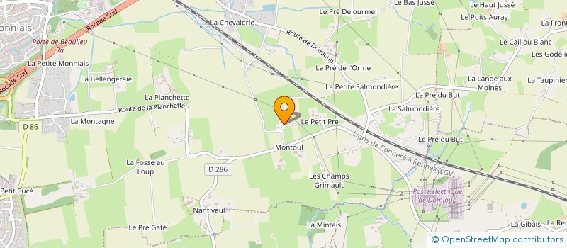 localisation de l'entreprise MONSIEUR JEAN PIERRE MASSOT  CESSON-SEVIGNE