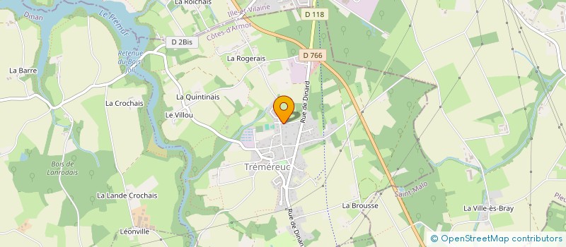 localisation de l'entreprise MONSIEUR JEAN PIERRE MATHIAS  TREMEREUC