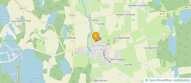 localisation de l'entreprise MONSIEUR JEAN-PIERRE MAURE à DOMPIERRE-SUR-VEYLE