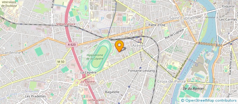 localisation de l'entreprise MONSIEUR JEAN-PIERRE MAUREL  TOULOUSE