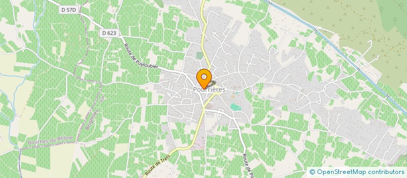 localisation de l'entreprise MONSIEUR JEAN-PIERRE MAUREL  POURRIERES