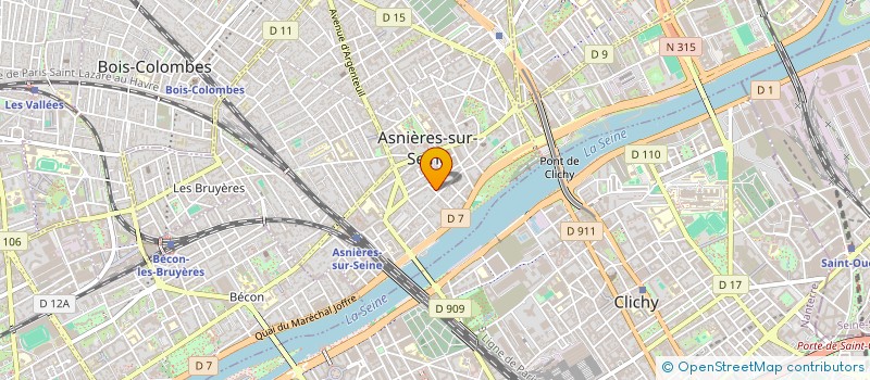 localisation de l'entreprise MONSIEUR JEAN-PIERRE MAUSSION  ASNIERES-SUR-SEINE