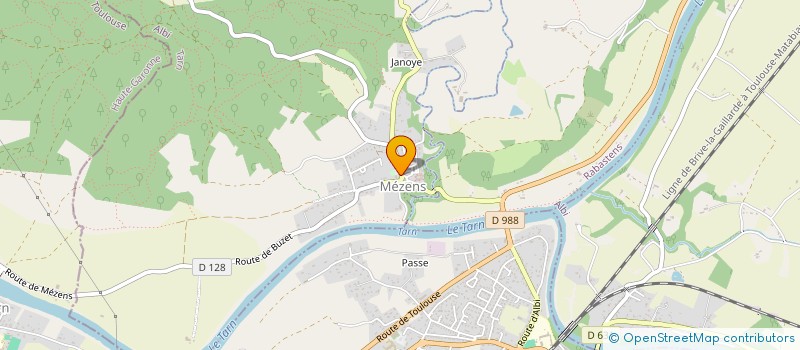 localisation de l'entreprise MONSIEUR JEAN PIERRE MAZERAN  ROQUEMAURE