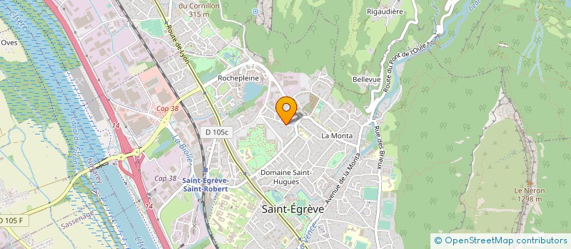 localisation de l'entreprise MONSIEUR JEAN-PIERRE MAZZON  SAINT-EGREVE