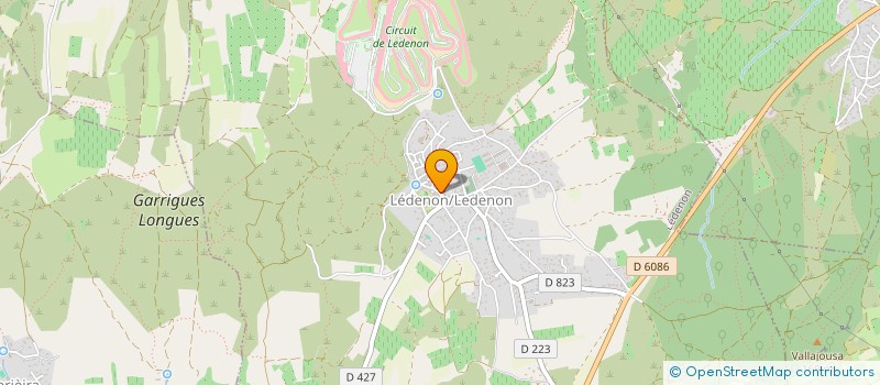 localisation de l'entreprise MONSIEUR JEAN-PIERRE MEGER  CASTILLON-DU-GARD