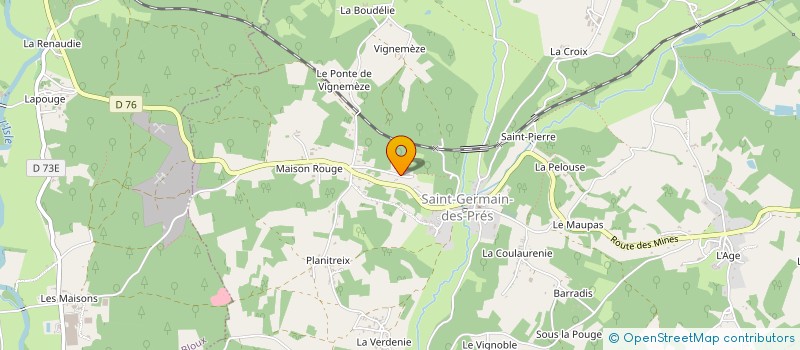 localisation de l'entreprise MONSIEUR JEAN PIERRE MERCIER  DOURNAZAC