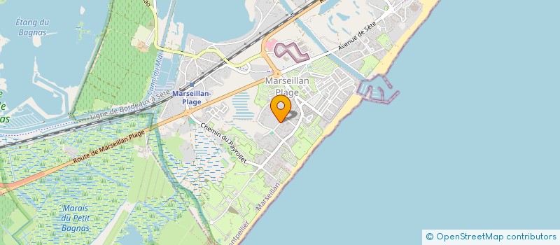 localisation de l'entreprise MONSIEUR JEAN PIERRE METAY à MARSEILLAN