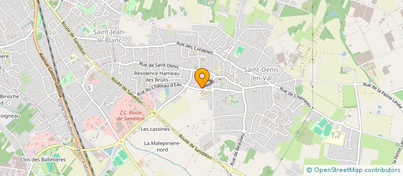 localisation de l'entreprise MONSIEUR JEAN-PIERRE MEUNIER à SAINT-DENIS-EN-VAL