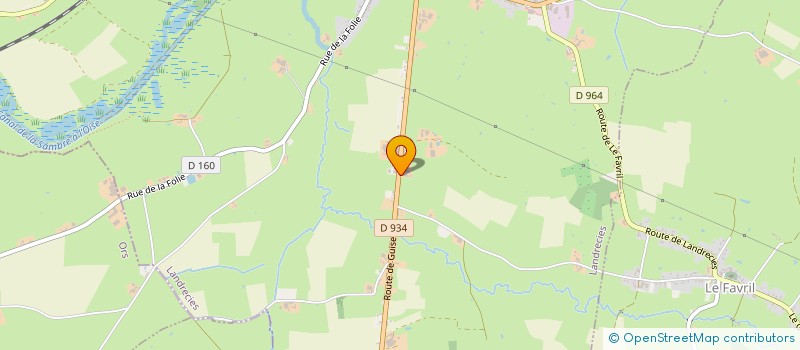 localisation de l'entreprise MONSIEUR JEAN-PIERRE MEURANT  LANDRECIES