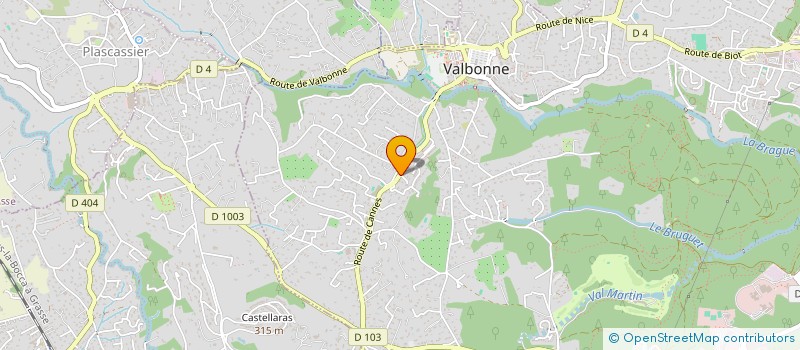 localisation de l'entreprise MONSIEUR JEAN-PIERRE MEYER à VALBONNE