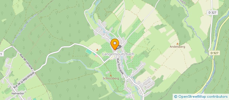 localisation de l'entreprise MONSIEUR JEAN-PIERRE MEYER  LANGENSOULTZBACH