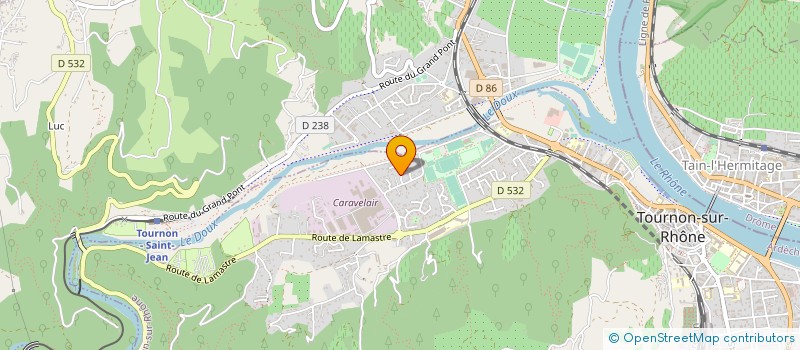 localisation de l'entreprise MONSIEUR JEAN PIERRE MICHELAS à TOURNON-SUR-RHONE