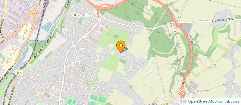 localisation de l'entreprise MONSIEUR JEAN-PIERRE MICHOTTE  BUXEROLLES