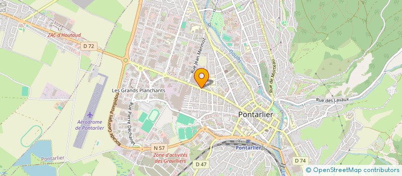 localisation de l'entreprise MONSIEUR JEAN-PIERRE MIGNOT à PONTARLIER