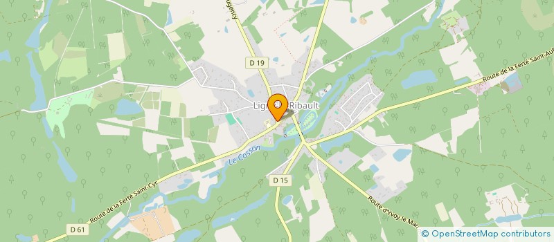 localisation de l'entreprise MONSIEUR JEAN-PIERRE MILESI à LIGNY-LE-RIBAULT