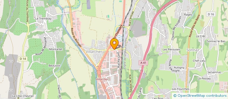 localisation de l'entreprise MONSIEUR JEAN-PIERRE MILLION-ROUSSEAU  VOGLANS