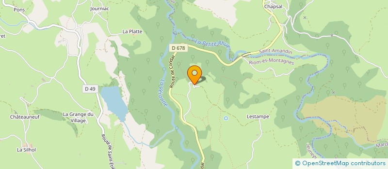 localisation de l'entreprise MONSIEUR JEAN-PIERRE MILNEROWIEZ à RIOM-ES-MONTAGNES