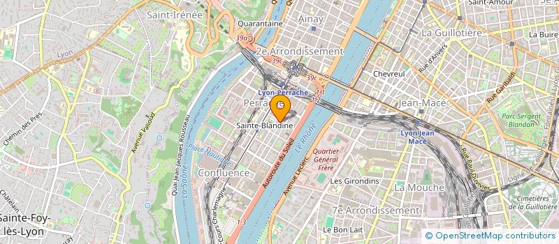 localisation de l'entreprise MONSIEUR JEAN-PIERRE MIOLAND  LYON