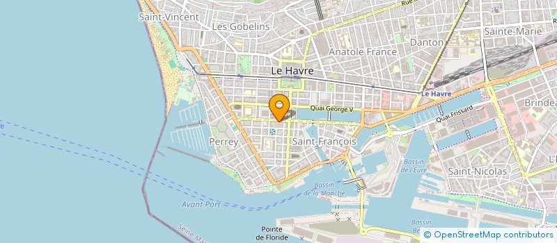 localisation de l'entreprise MONSIEUR JEAN-PIERRE MIRAUX  LE HAVRE