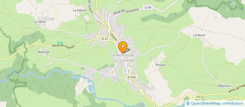 localisation de l'entreprise MONSIEUR JEAN-PIERRE MIRMAND à LE MONASTIER-SUR-GAZEILLE