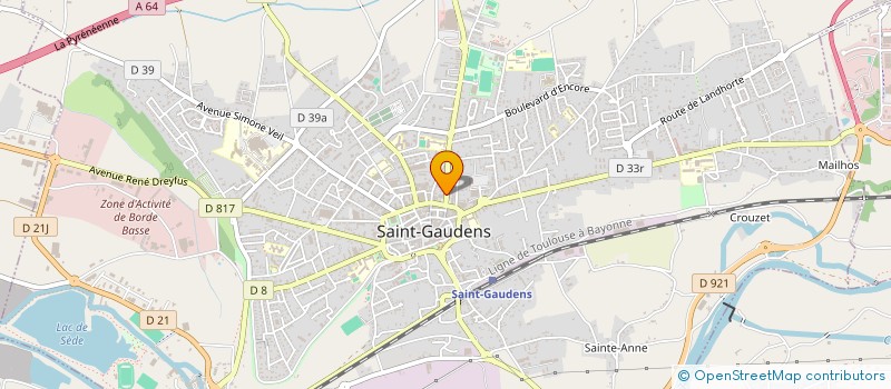 localisation de l'entreprise MONSIEUR JEAN-PIERRE MIROUZE à SAINT-GAUDENS