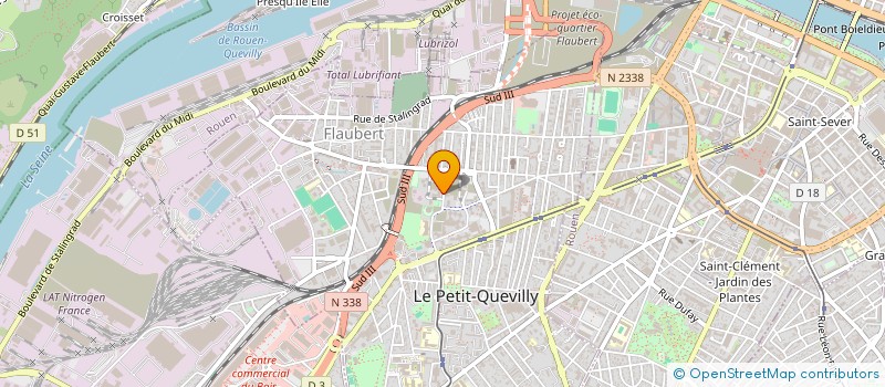 localisation de l'entreprise MONSIEUR JEAN-PIERRE MOISSONNIER  LE PETIT-QUEVILLY