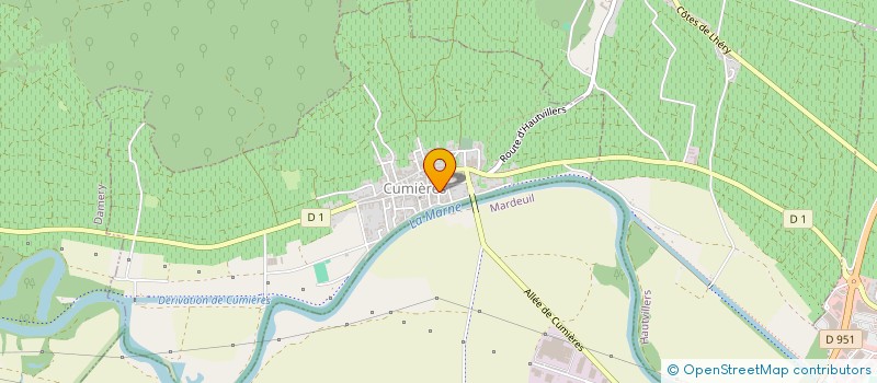 localisation de l'entreprise MONSIEUR JEAN-PIERRE MOLET  CUMIERES