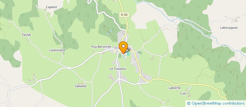localisation de l'entreprise MONSIEUR JEAN-PIERRE MOMBOISSE à SAINT-MAMET-LA-SALVETAT