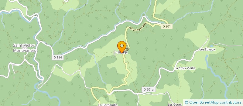 localisation de l'entreprise MONSIEUR JEAN PIERRE MONTANIER  CELLES-SUR-DUROLLE