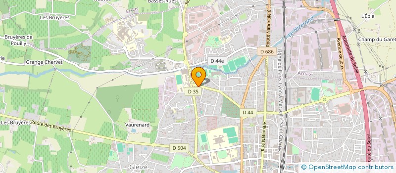 localisation de l'entreprise MONSIEUR JEAN PIERRE MONTET  VILLEFRANCHE-SUR-SAONE