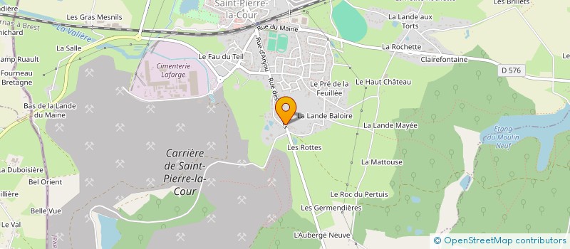 localisation de l'entreprise MONSIEUR JEAN PIERRE MONTREUIL  SAINT-PIERRE-LA-COUR