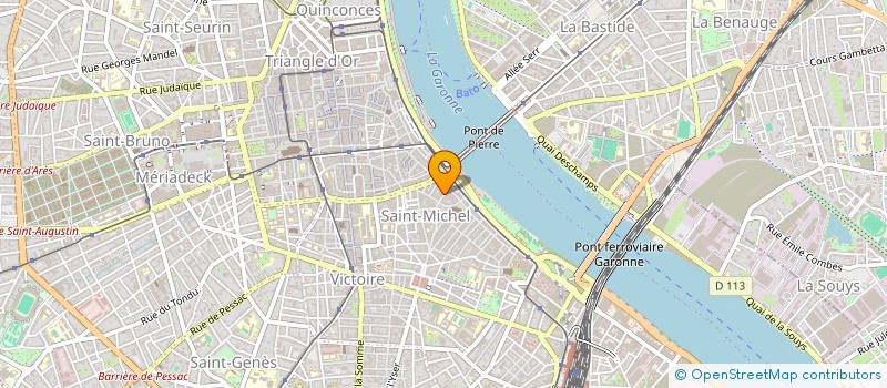 localisation de l'entreprise MONSIEUR JEAN-PIERRE MORA  BORDEAUX