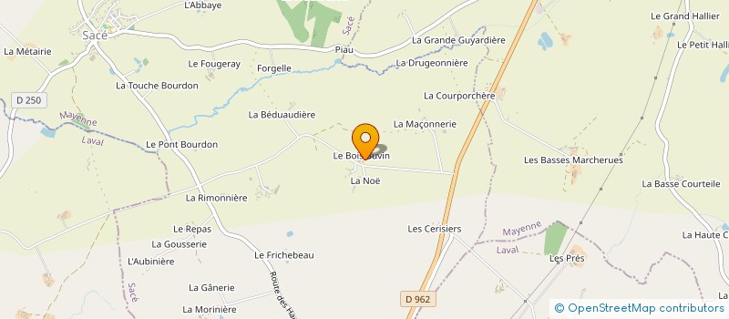 localisation de l'entreprise MONSIEUR JEAN-PIERRE MOREAU à SACE