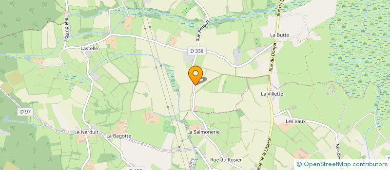 localisation de l'entreprise MONSIEUR JEAN-PIERRE MOREL  LE PLESSIS-LASTELLE