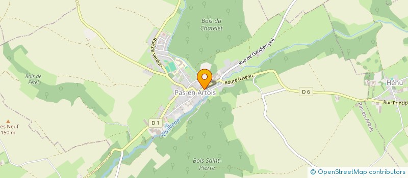 localisation de l'entreprise MONSIEUR JEAN-PIERRE MOREL  PAS-EN-ARTOIS