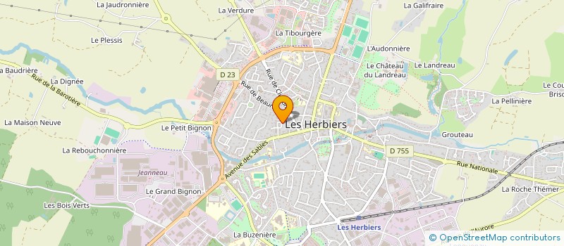 localisation de l'entreprise MONSIEUR JEAN-PIERRE MORELLE à LES HERBIERS