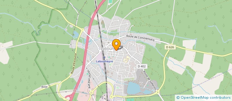 localisation de l'entreprise MONSIEUR JEAN-PIERRE MORIE à LABOUHEYRE