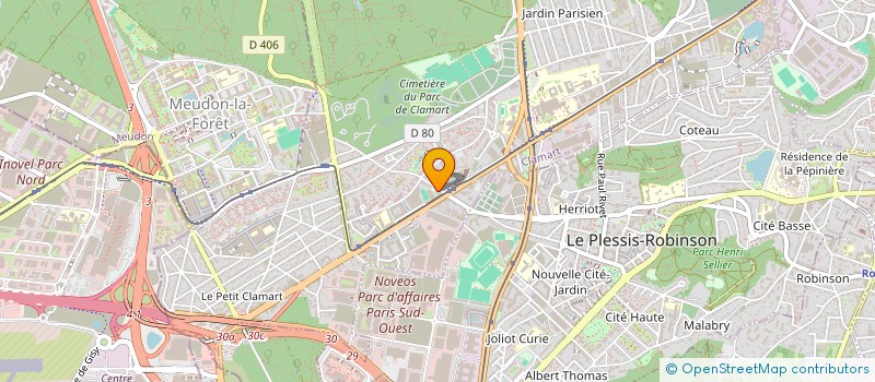 localisation de l'entreprise MONSIEUR JEAN-PIERRE MORIN à CLAMART
