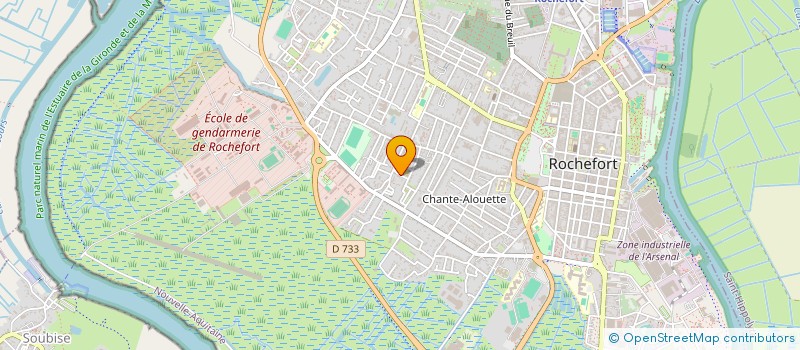 localisation de l'entreprise MONSIEUR JEAN PIERRE MORLEC  ROCHEFORT