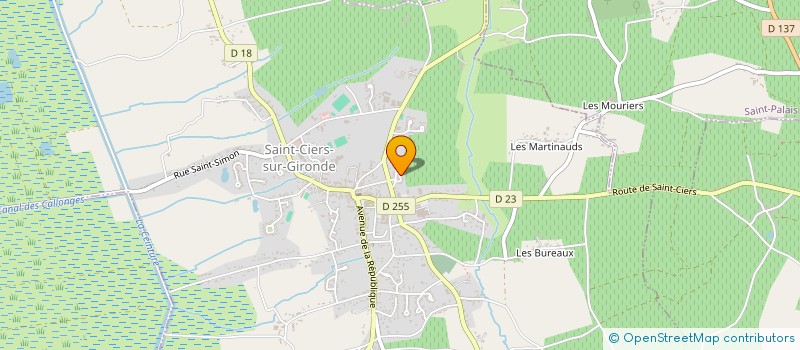 localisation de l'entreprise MONSIEUR JEAN-PIERRE MORNON  SAINT-CIERS-SUR-GIRONDE