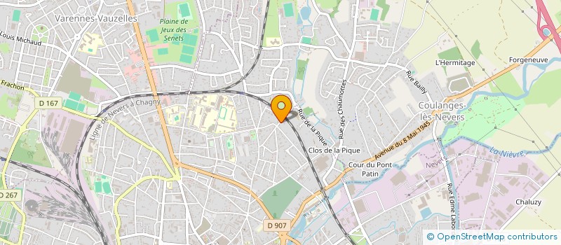 localisation de l'entreprise MONSIEUR JEAN-PIERRE MOSNIER à NEVERS