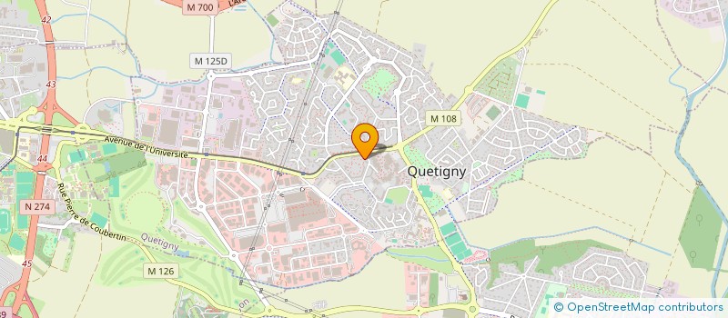 localisation de l'entreprise MONSIEUR JEAN-PIERRE MOSSON  QUETIGNY