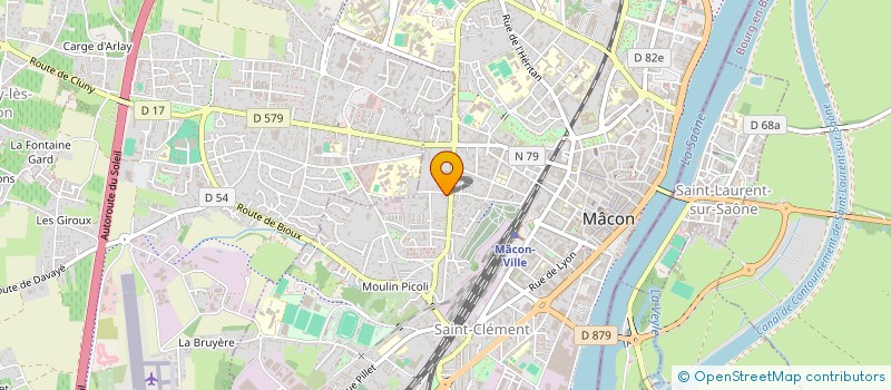 localisation de l'entreprise MONSIEUR JEAN-PIERRE MOUREAU  MACON