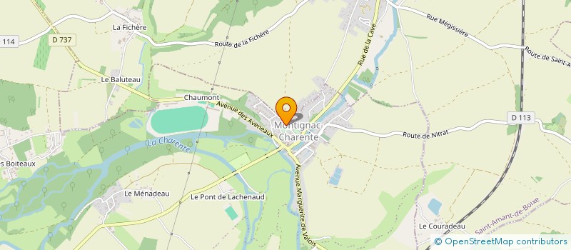 localisation de l'entreprise MONSIEUR JEAN-PIERRE MOURET à MONTIGNAC-CHARENTE