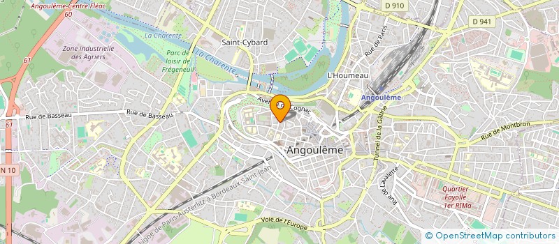 localisation de l'entreprise MONSIEUR JEAN PIERRE MOUREY à ANGOULEME