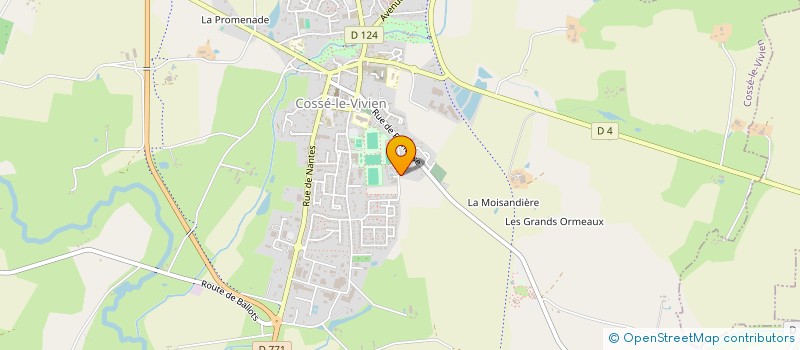 localisation de l'entreprise MONSIEUR JEAN-PIERRE MOUSSU  COSSE-LE-VIVIEN