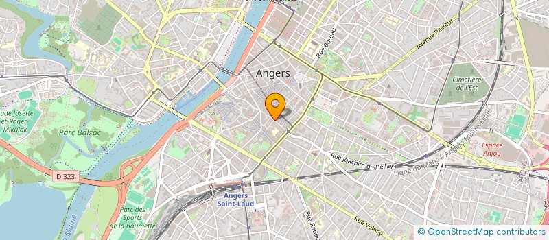 localisation de l'entreprise MONSIEUR JEAN-PIERRE MULLER  ANGERS